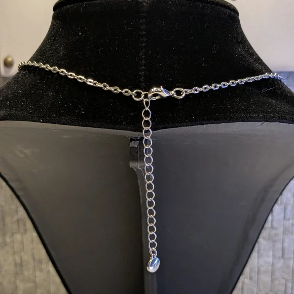 Vintage 1946 Silver Charm Necklace - Picture 4 of 7